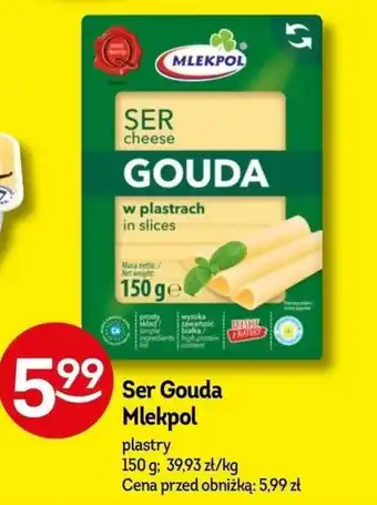 Żabka Ser Gouda Mlekpol 150 g oferta