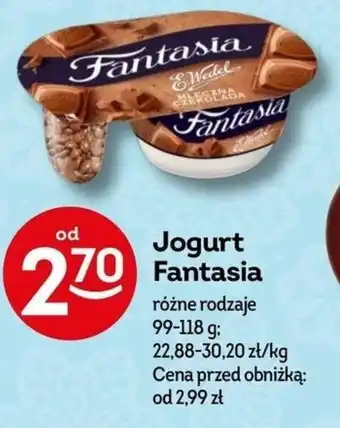 Żabka Jogurt Fantasia 99-118 g oferta