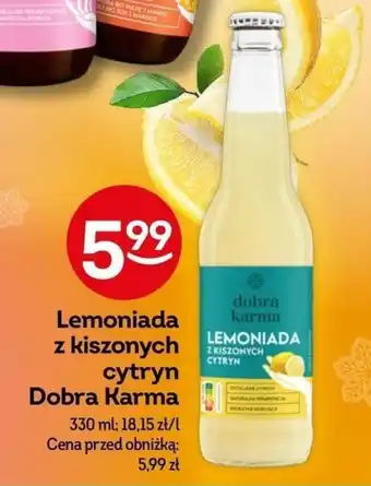 Żabka Lemoniada z kiszonych cytryn Dobra Karma 330 ml oferta