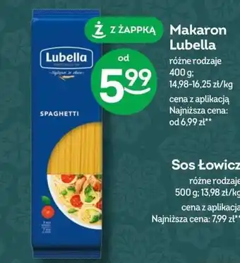 Żabka Makaron Lubella 400 g oferta