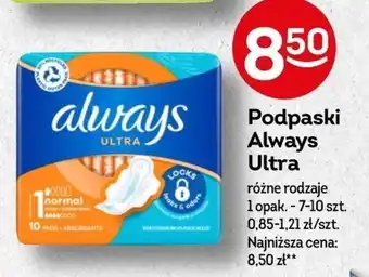 Żabka Podpaski Always Ultra oferta