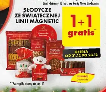 Biedronka SŁODYCZE ZE ŚWIĄTECZNEJ LINII MAGNETIC oferta