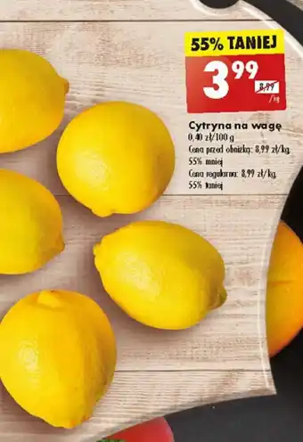 Biedronka Cytryna na wagę 1 kg oferta