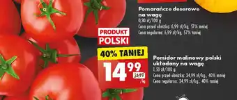 Biedronka Pomidor malinowy polski układany na wagę 1 kg oferta