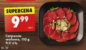 Biedronka Carpaccio wołowe, 110 g oferta