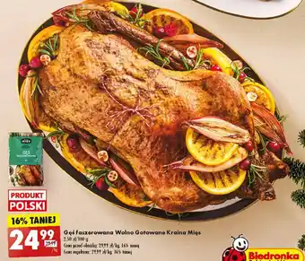 Biedronka Gęś faszerowana Wolno Gotowane Kraina Mięs 1 kg oferta