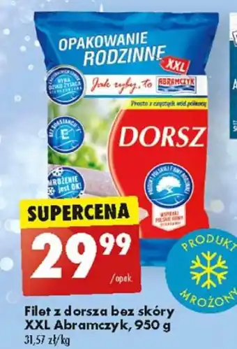 Biedronka Filet z dorsza bez skóry XXL Abramczyk, 950 g oferta