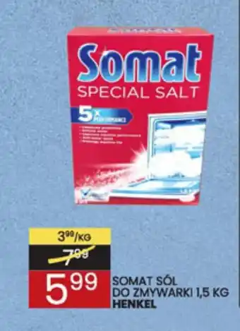 Wafelek Somat sól do zmywarki 1,5kg oferta