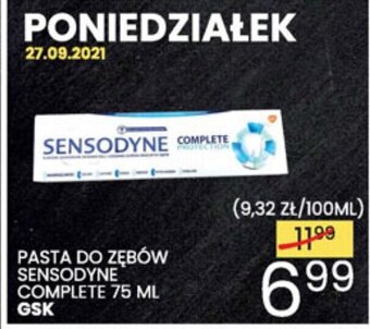 Wafelek Pasta do zębów Sensodyne 75ml oferta