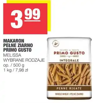 Spar Makaron pełne ziarno Primo Gusto 500g oferta