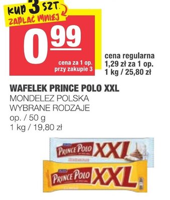 Spar Wafelek Prince Polo XXL 50g oferta