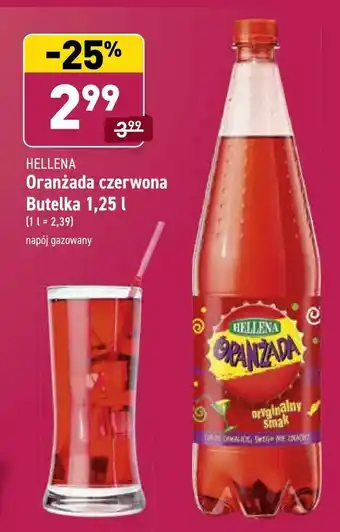 ALDI Oranżada czerwona Butelka 1,25 l oferta