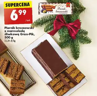 Biedronka Piernik brzozowski z marmoladą śliwkową Gran-Pik, 300 g oferta