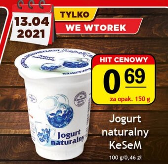 Jogurt naturalny KeSeM 150g