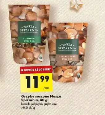 Biedronka Grzyby suszone Nasza Spiżarnia, 40 g oferta