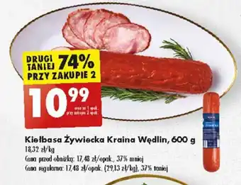 Biedronka Kiełbasa Żywiecka Kraina Wędlin, 600 g oferta