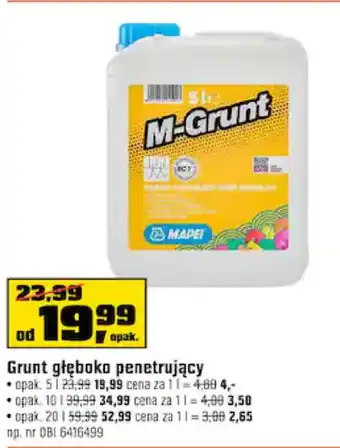 OBI Grunt głęboko penetrujący oferta