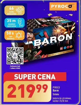 ALDI Wyrzutnia fajerwerków pyroco oferta