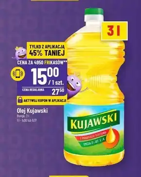 Polomarket Kujawski olej rzepakowy z pierwszego tłoczenia 3 l oferta