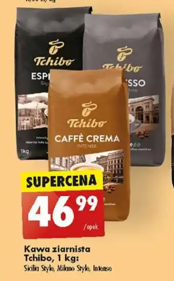 Biedronka Kawa ziarnista Tchibo, 1 kg oferta