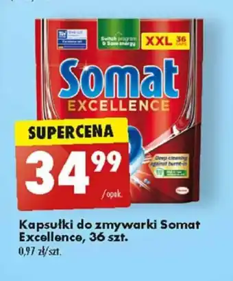 Biedronka Kapsułki do zmywarki Somat Excellence, 36 szt. oferta