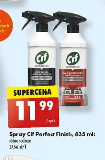 Biedronka Spray Cif Perfect Finish, 435 ml oferta