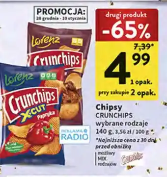Intermarche Chipsy CRUNCHIPS 140 g oferta