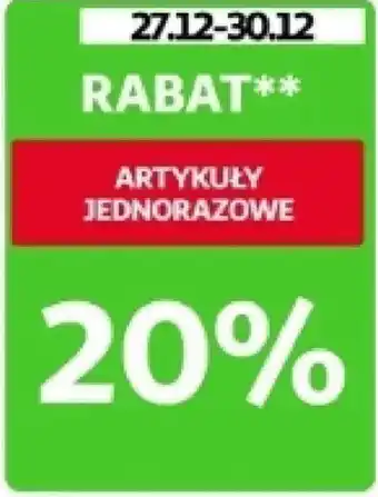 Auchan ARTYKUŁY JEDNORAZOWE oferta