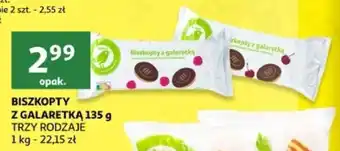 Auchan BISZKOPTY Z GALARETKA 135 G oferta