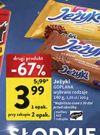 Intermarche Jeżyki GOPLANA 140g oferta