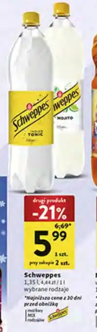 Intermarche Schweppes 1,35l oferta