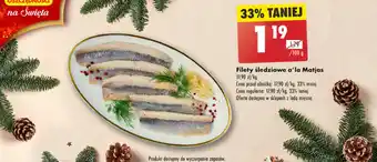 Biedronka Filety śledziowe a'la Matjas 100g oferta
