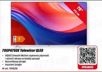 Media Markt Sharp 70GP6760E Telewizor QLED oferta