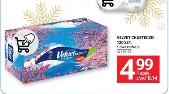 Selgros VELVET CHUSTECZKI 120 SZT. oferta