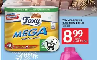 Selgros FOXY MEGA PAPIER TOALETOWY 4 ROLKI oferta
