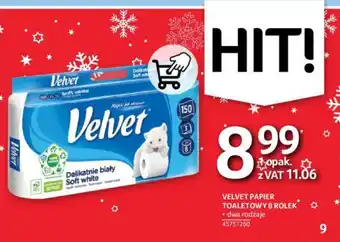 Selgros VELVET PAPIER TOALETOWY oferta