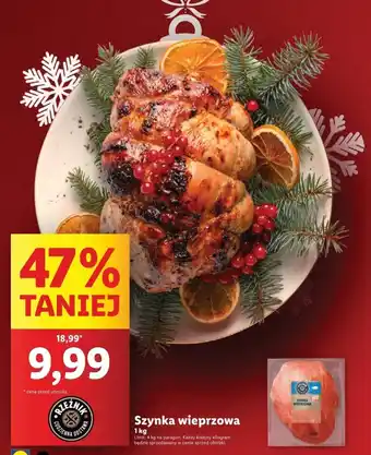 Lidl Szynka wieprzowa 1kg oferta