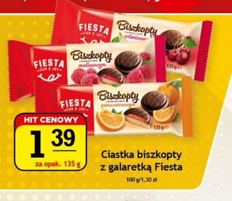 Gram Market Ciastka biszkopty z galaretką Fiesta 135g oferta