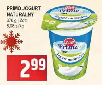 Słoneczko PRIMO JOGURT NATURALNY Zott 370 g oferta