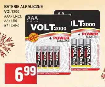 Słoneczko BATERIE ALKALICZNE VOLT200 oferta