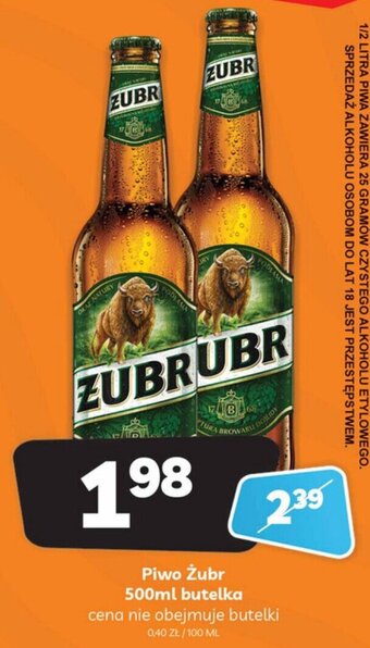 Delfin Piwo Żubr 500ml oferta
