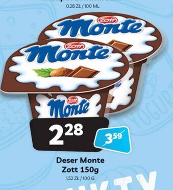 Delfin Deser Monte Zott 150g oferta