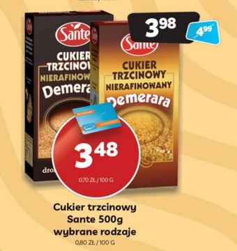 Delfin Cukier trzcinowy Sante 500g oferta