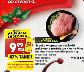 Biedronka Szynka biedronka oferta