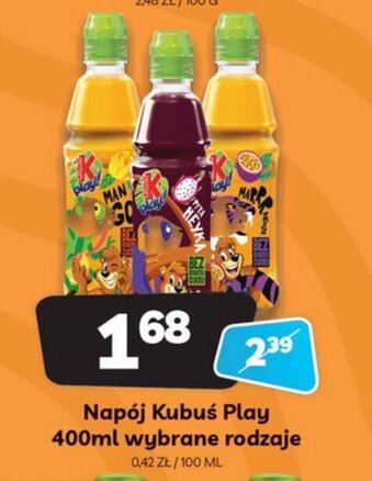 Delfin Napój Kubuś Play 400ml oferta