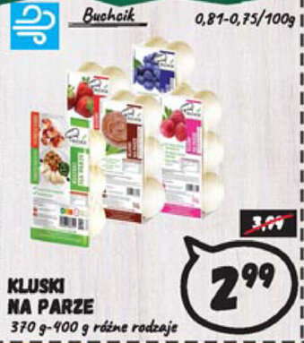 Kluski na parze Buchcik 370-400g