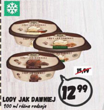 Wafelek Lody Jak Dawniej 900ml Bracia Koral oferta