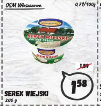 Wafelek Serek wiejski Włoszczowa 200g oferta