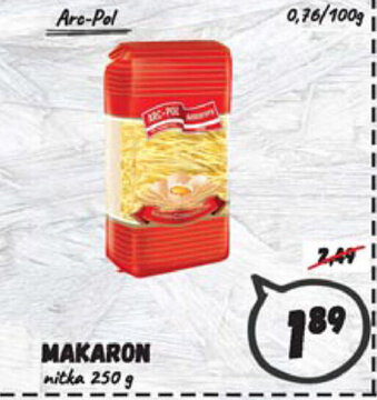 Wafelek Makaron nitka 250g oferta