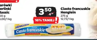 Netto Ciasto francuskie henglein oferta